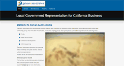 Desktop Screenshot of galvanandassociates.com