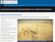 Tablet Screenshot of galvanandassociates.com